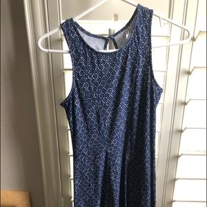 Blue Patterned Dress